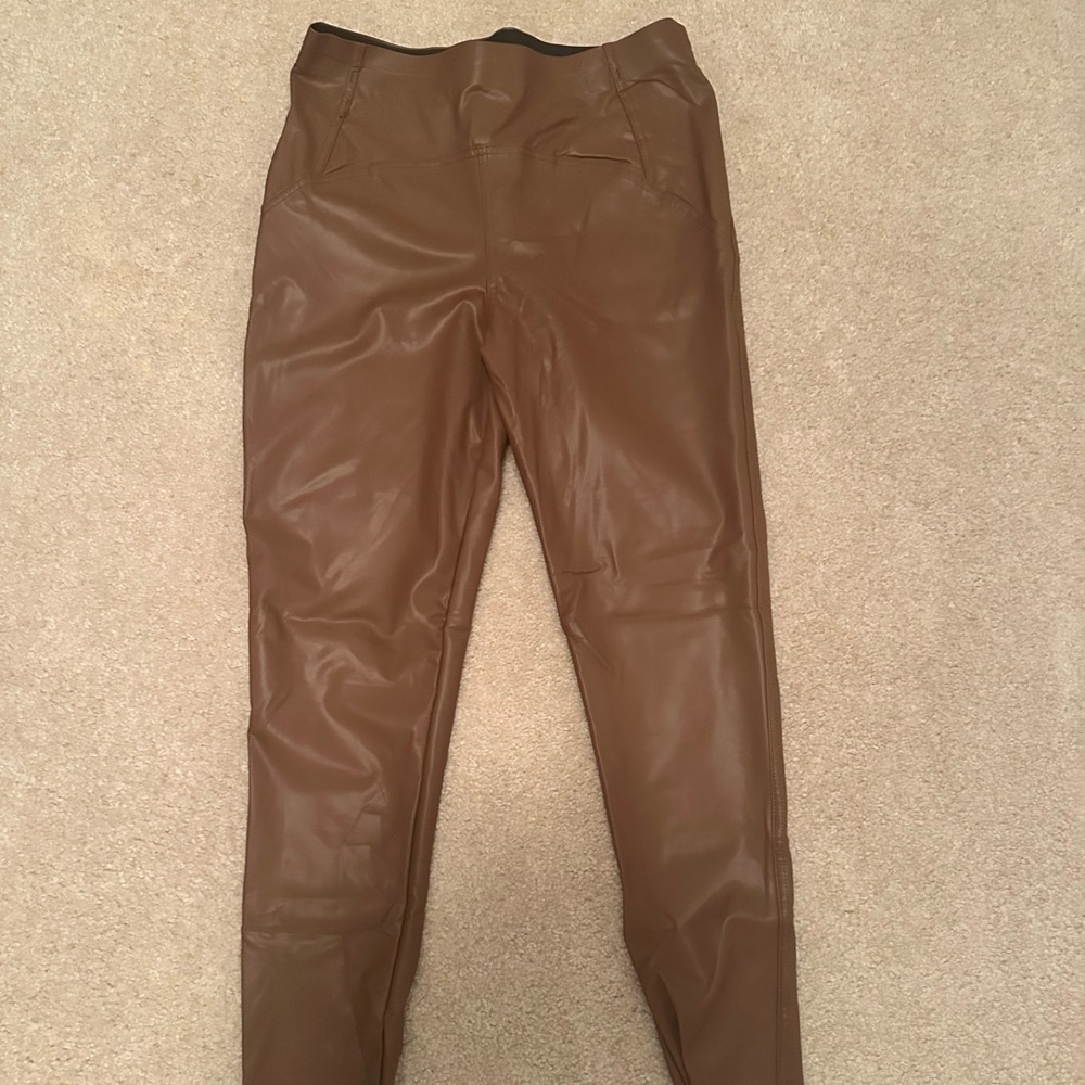 VENTI6 Faux Leather Pants - Picture 2 of 15